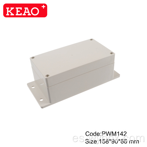 Caja de conexiones para montaje en pared de chapa metálica caja de conexiones para montaje en superficie caja de conexiones con carcasa electrónica impermeable para oídos con bridas